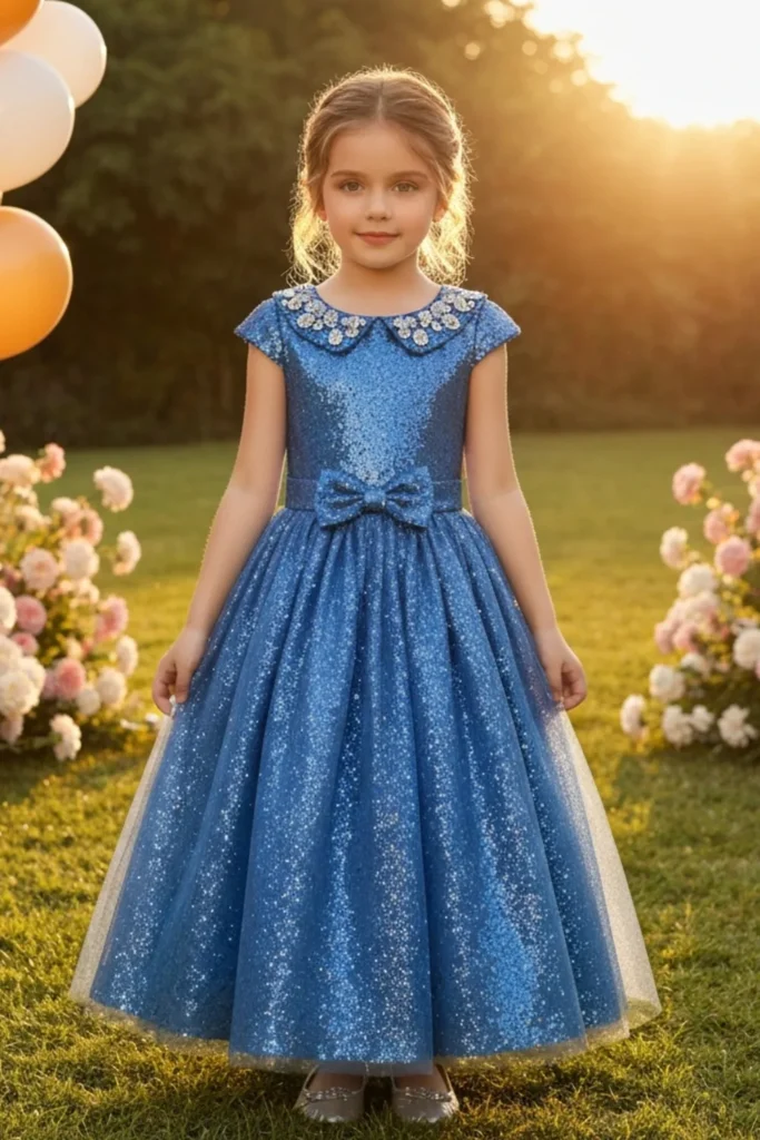 Blue Kids Dress
