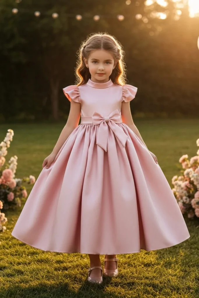 Satin Toddler Dress