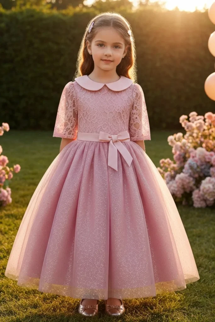 Lace Dress For Kids