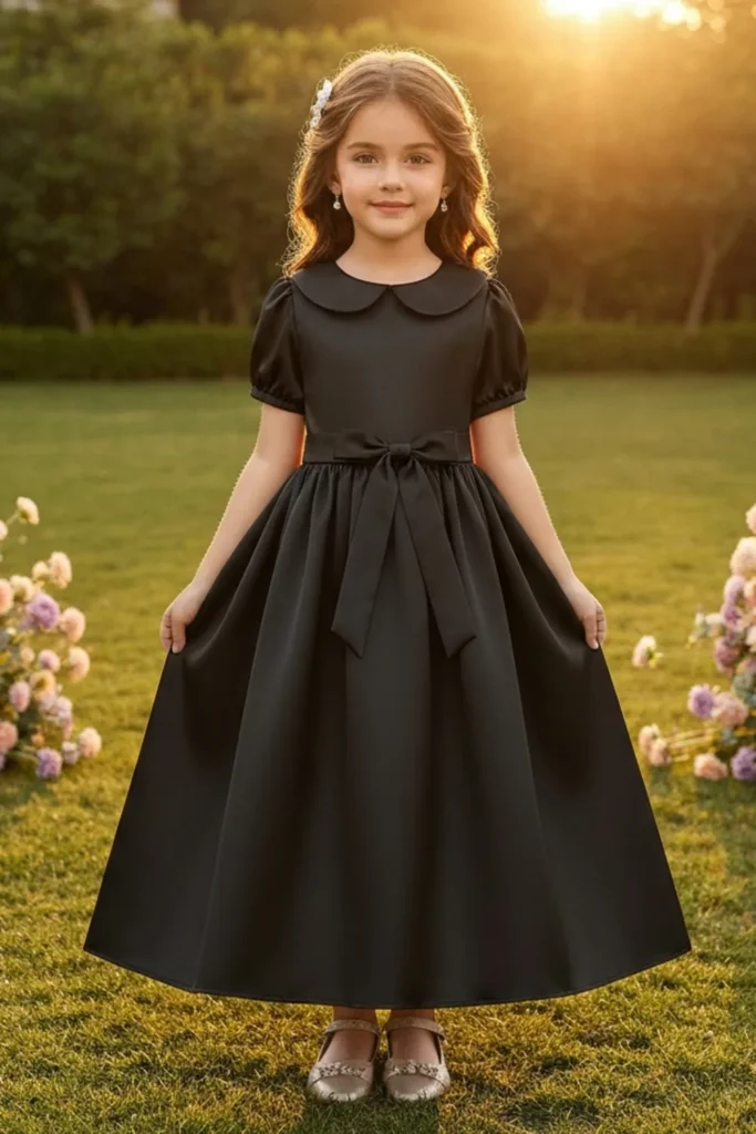 Girls Black Dress