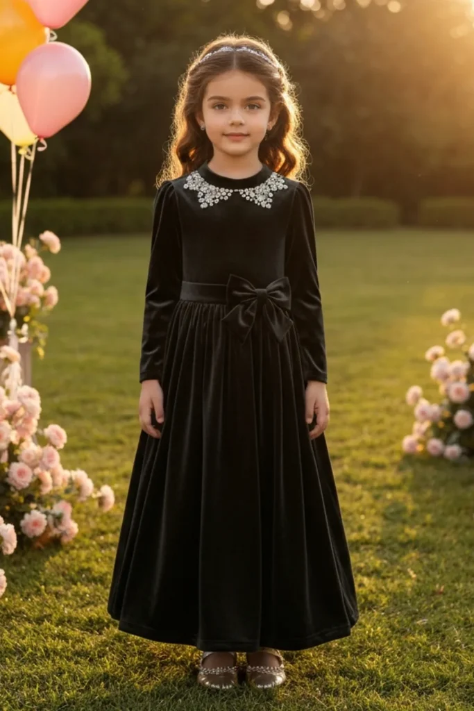 Girls Black Dress