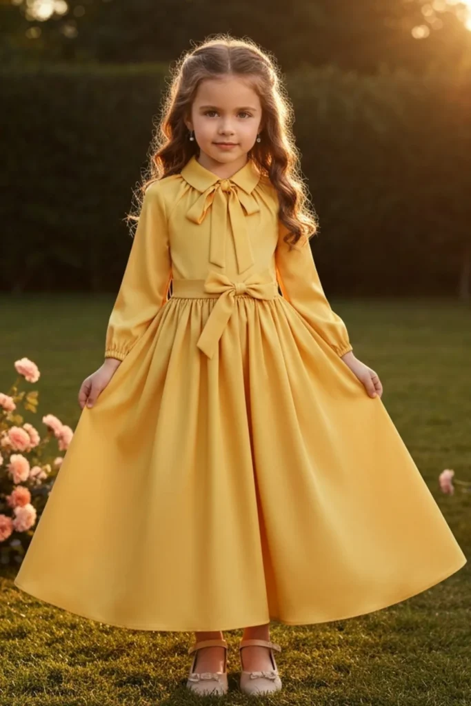 Kids Yellow Dress