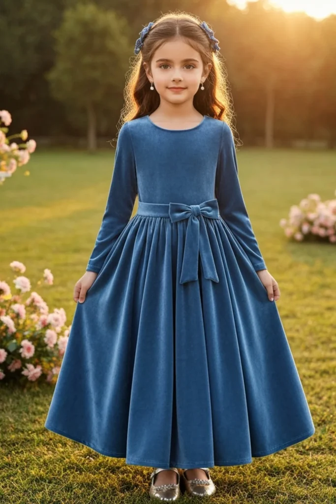 Velvet Toddler Dress