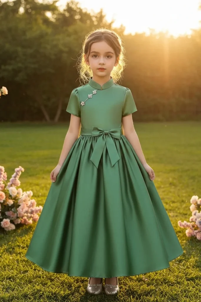 Satin Toddler Dress