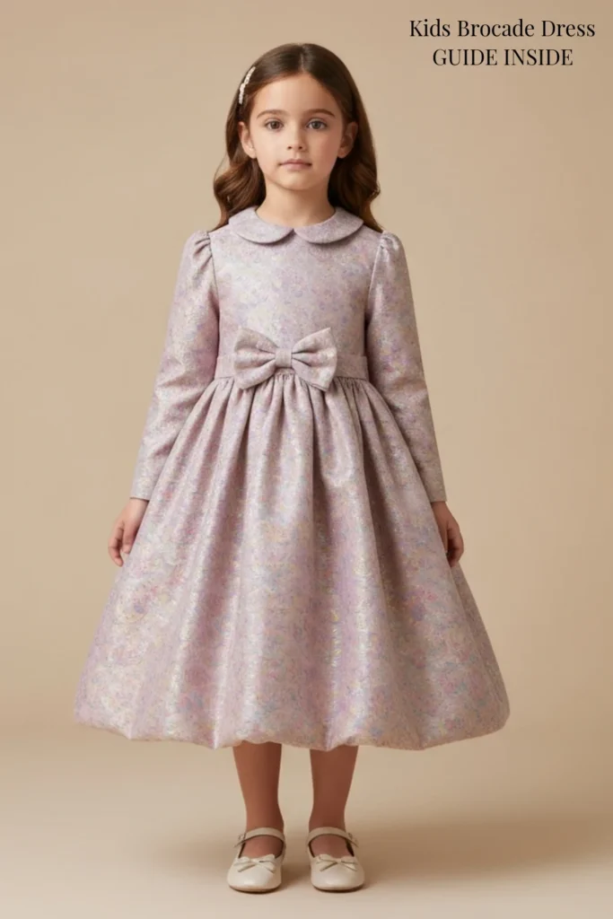 Kids Brocade Dress