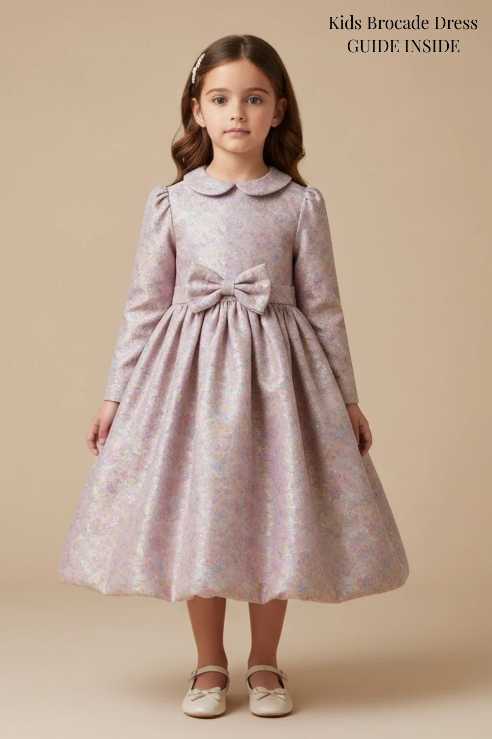 Kids Brocade Dress