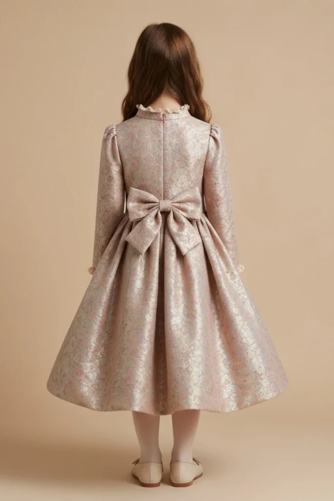 Kids Brocade Dress