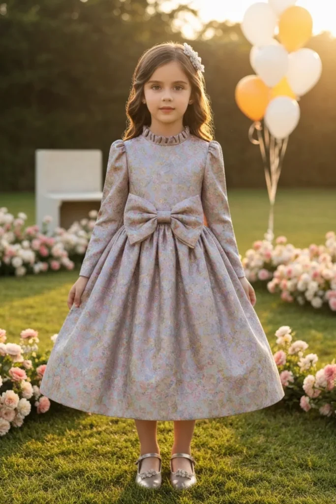 Kids Brocade Dress