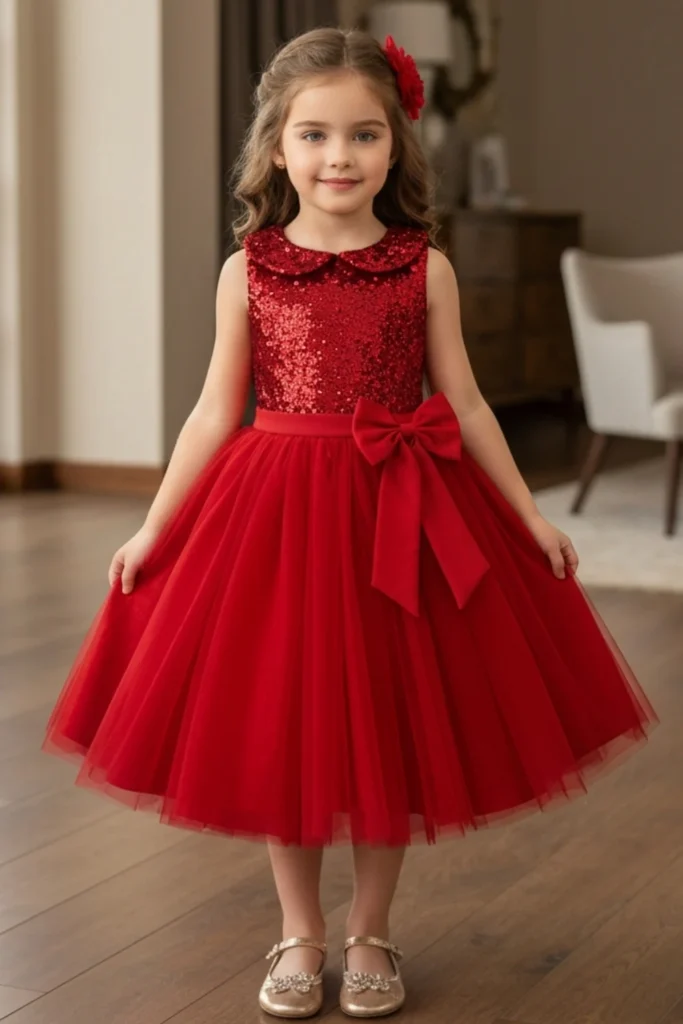 Kids Red Dress