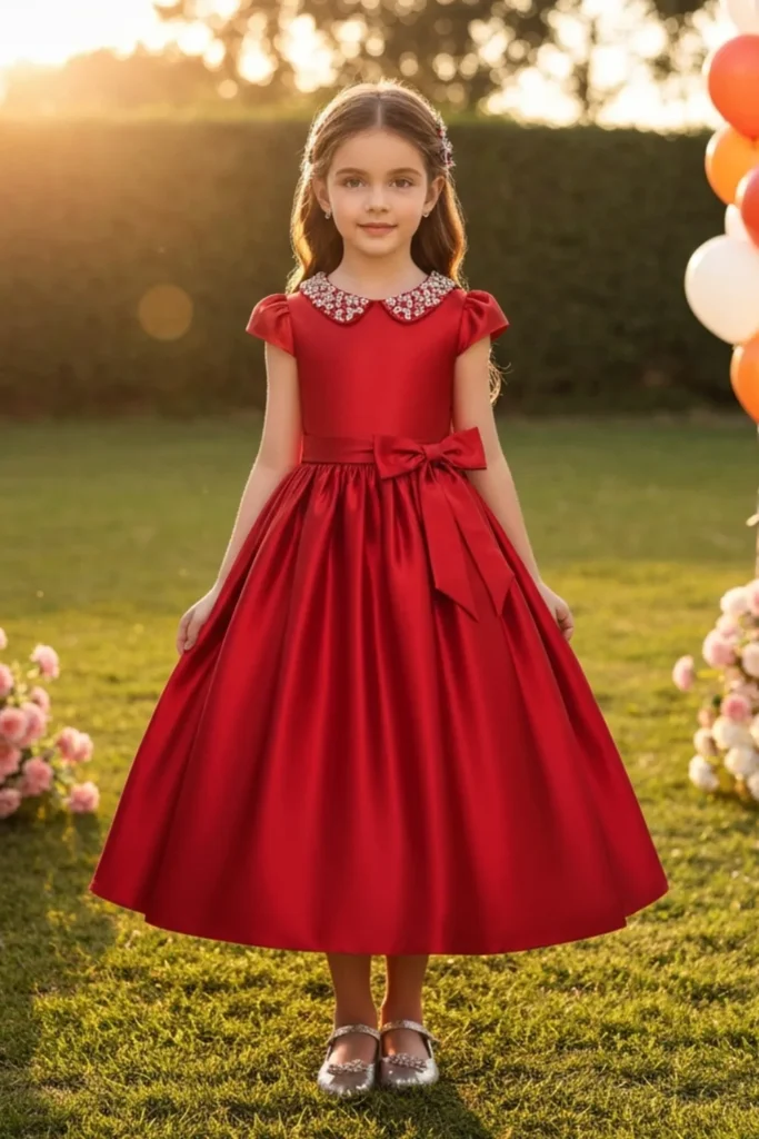 Kids Red Dress