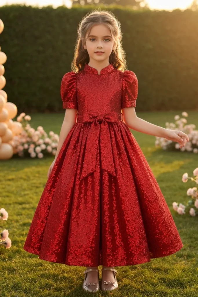 Kids Red Dress