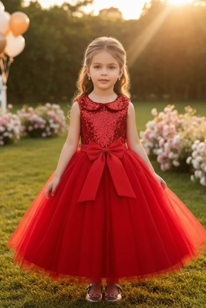 Kids Red Dress