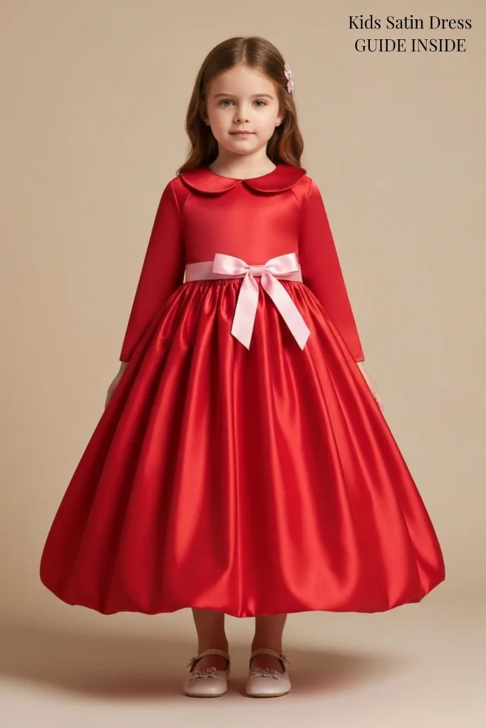 Kids Satin Dress