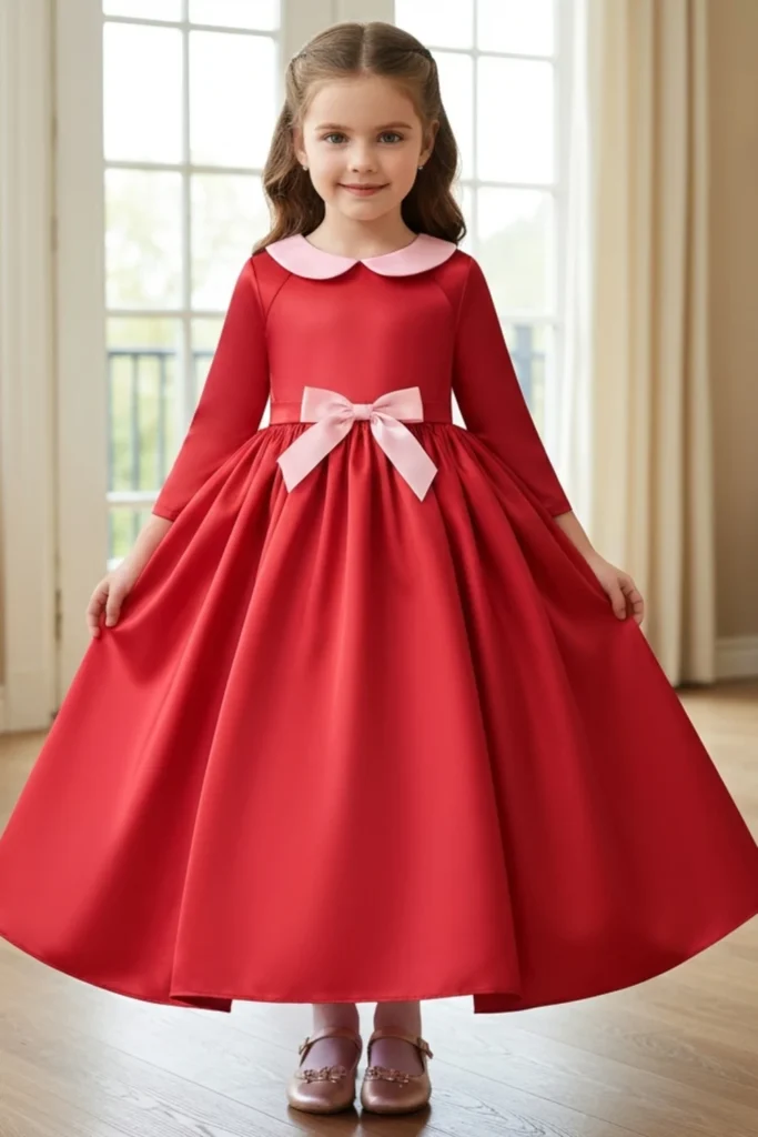 Kids Satin Dress