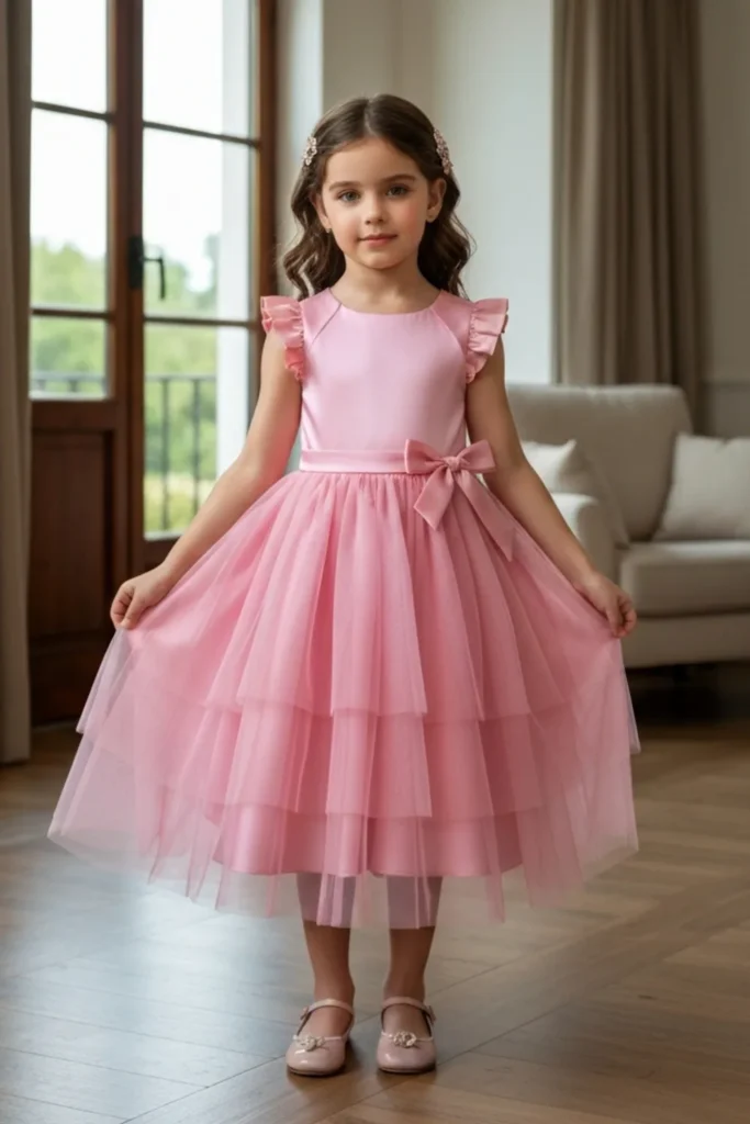 Kids Satin Dress