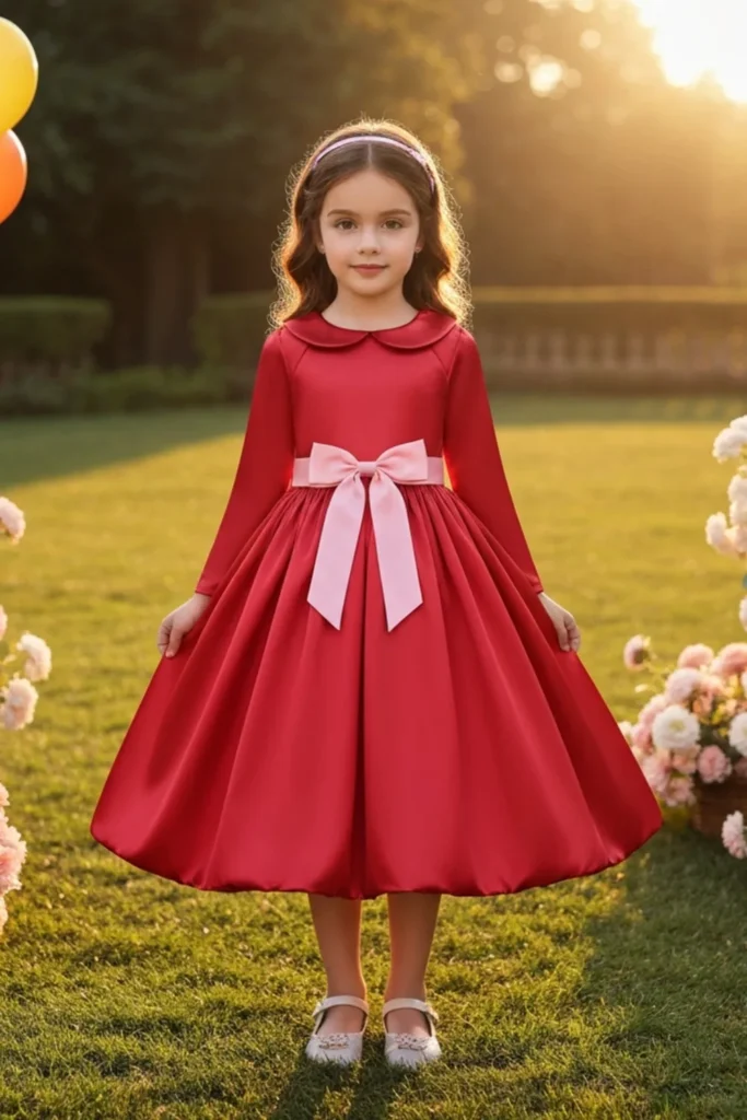 Kids Satin Dress