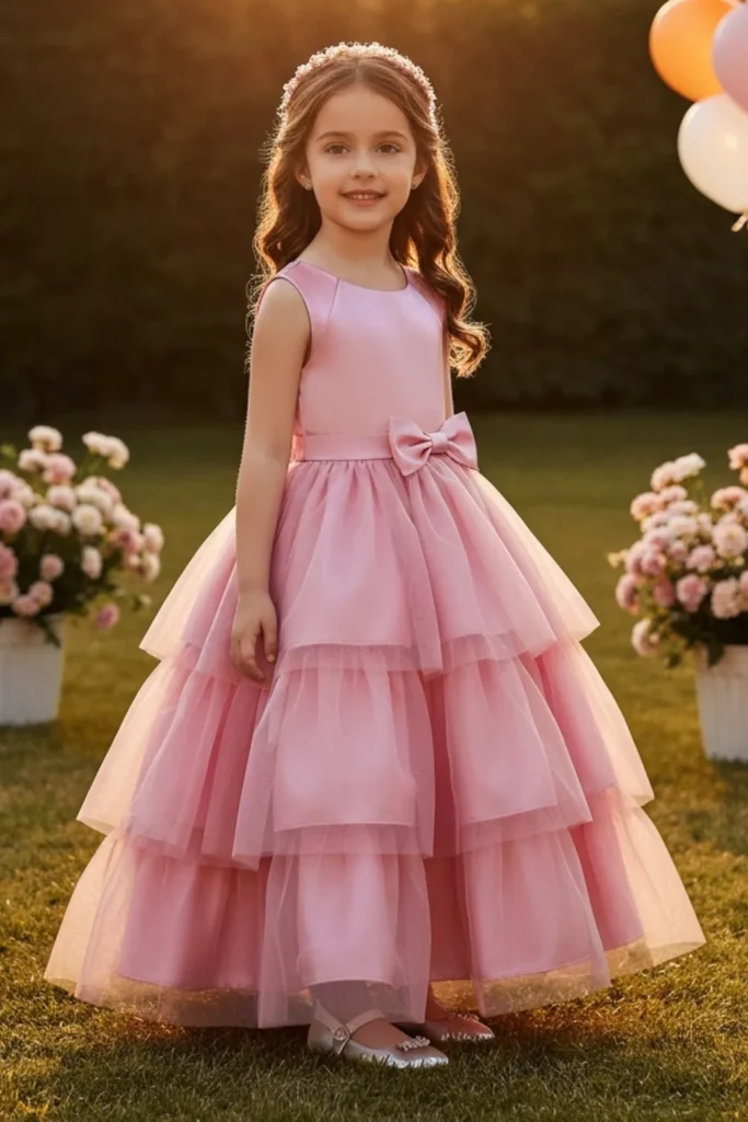 Kids Satin Dress
