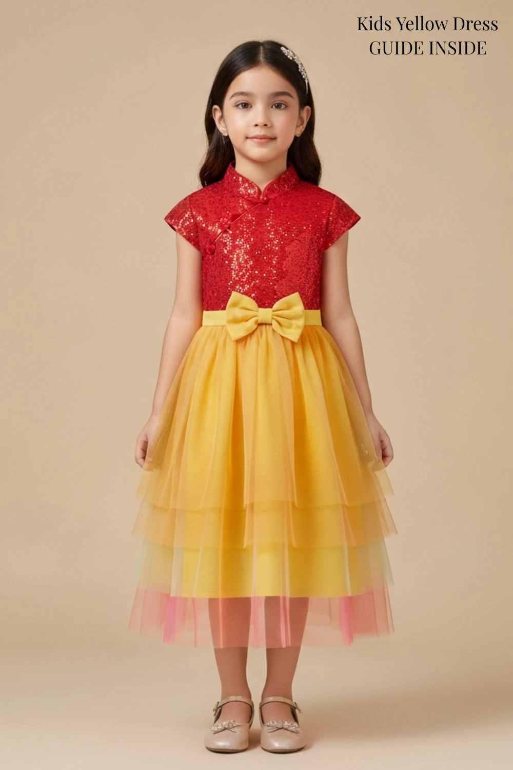Kids Yellow Dress