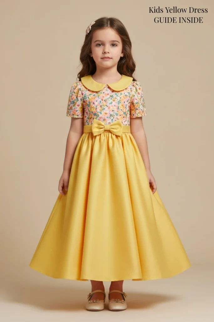 Kids Yellow Dress