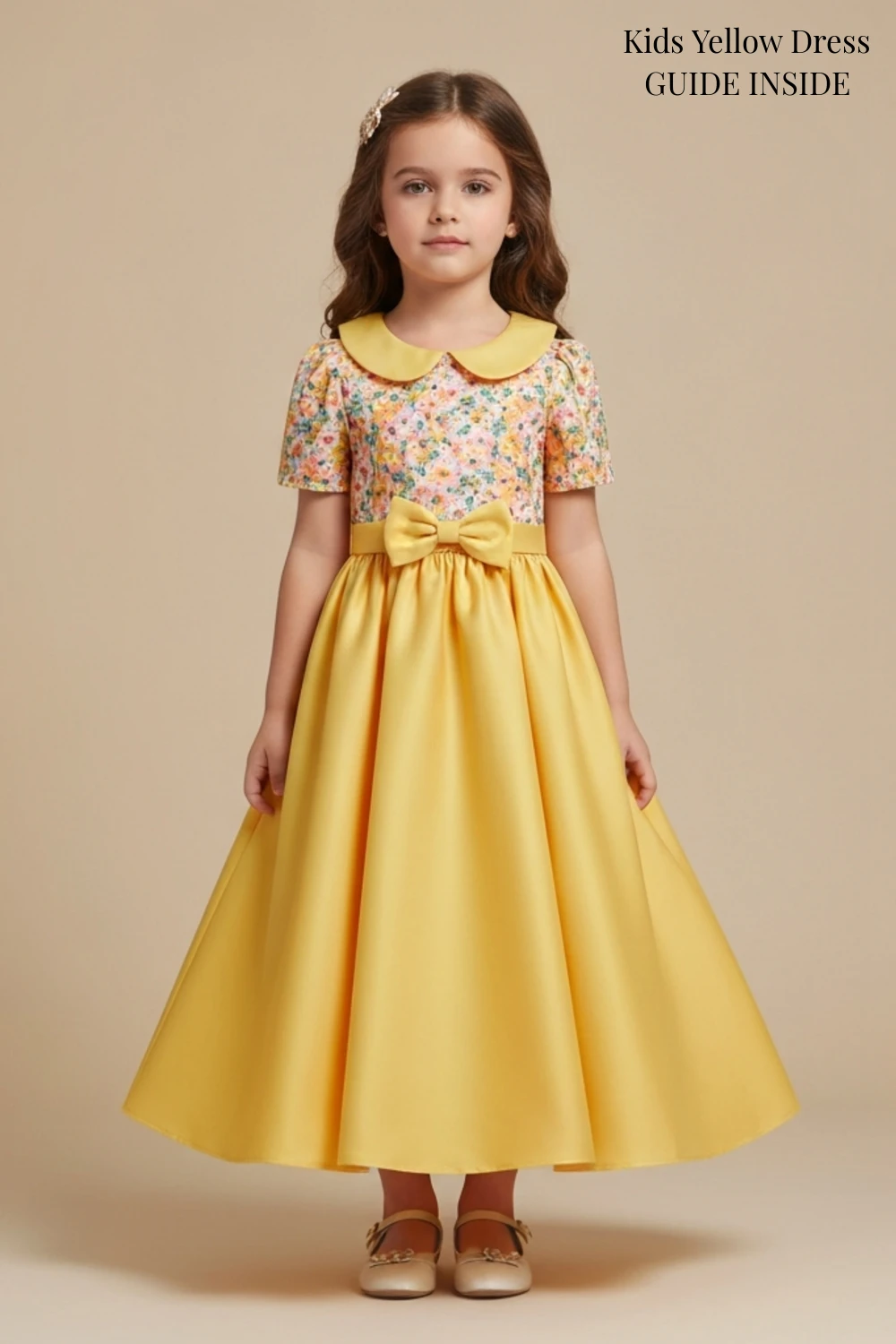 Kids Yellow Dress