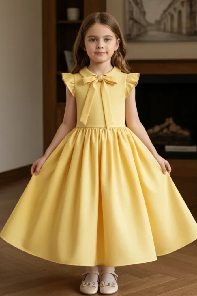 Kids Yellow Dress