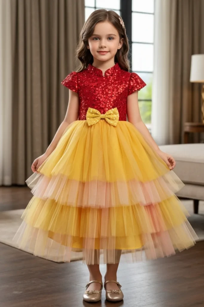 Kids Yellow Dress