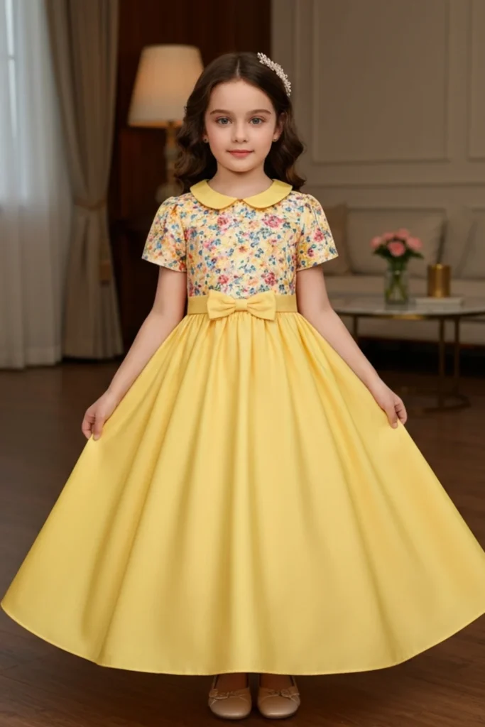 Kids Yellow Dress