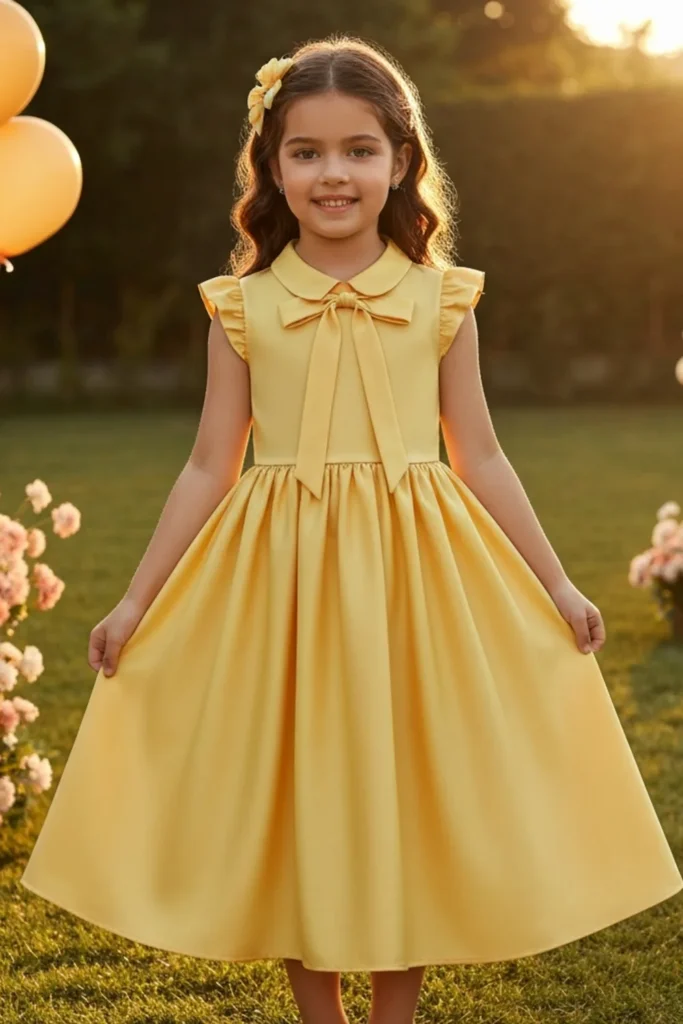 Kids Yellow Dress