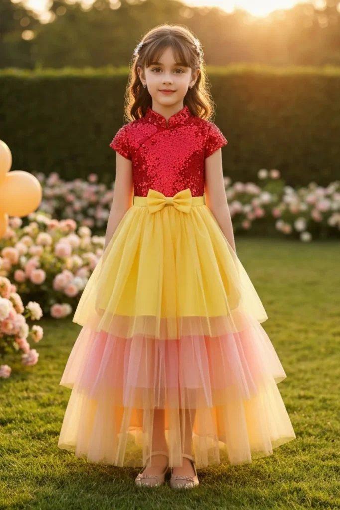 Kids Yellow Dress