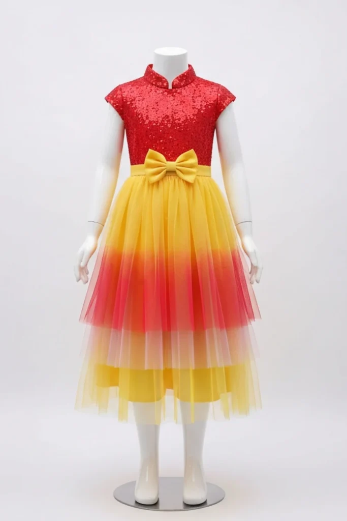 Kids Yellow Dress
