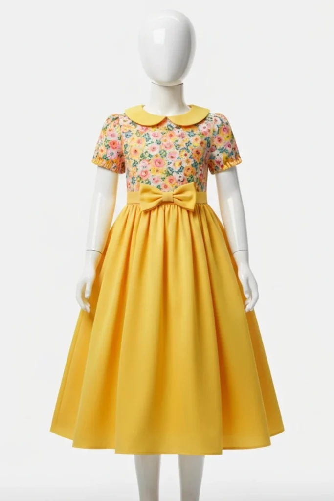 Kids Yellow Dress