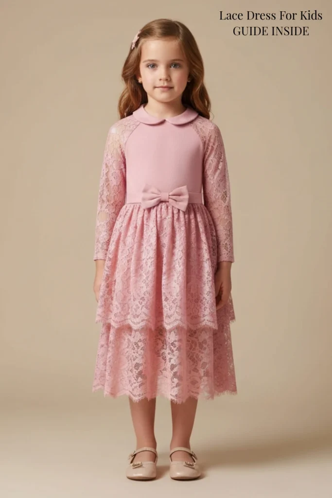 Lace Dress For Kids