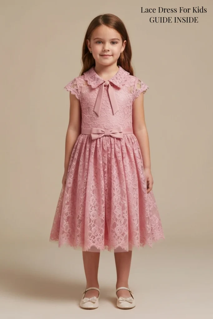 Lace Dress For Kids