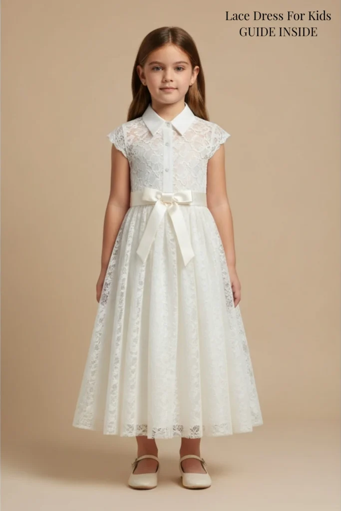 Lace Dress For Kids