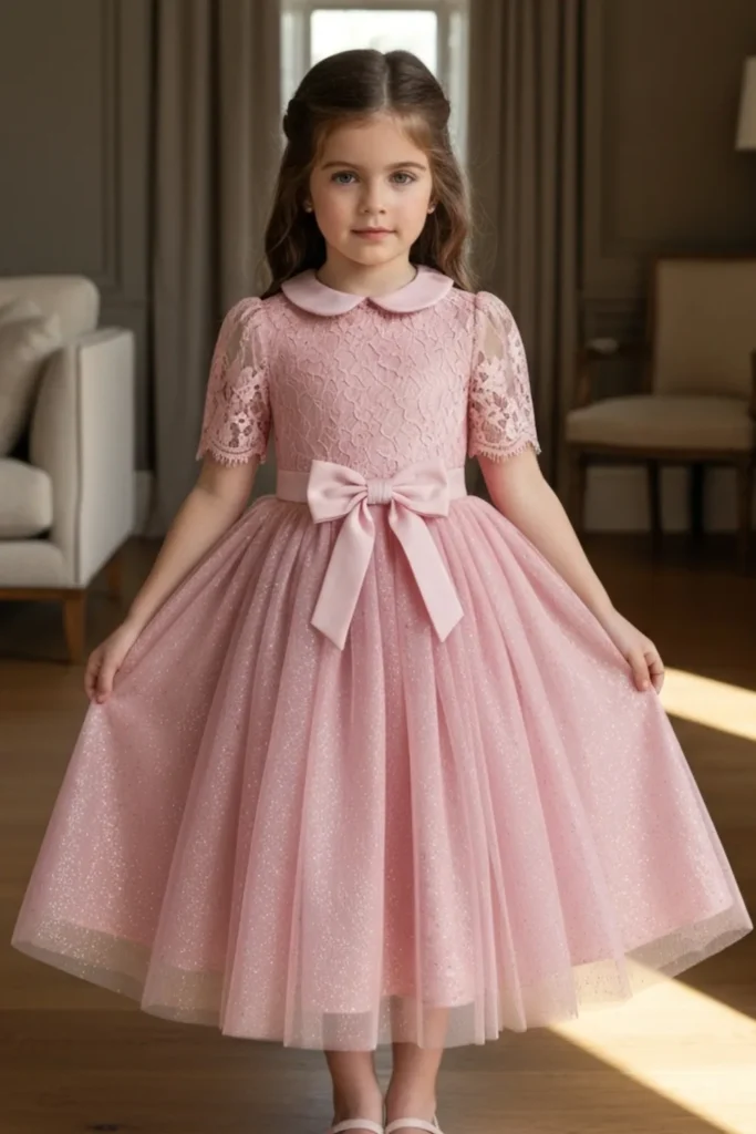 Lace Dress For Kids