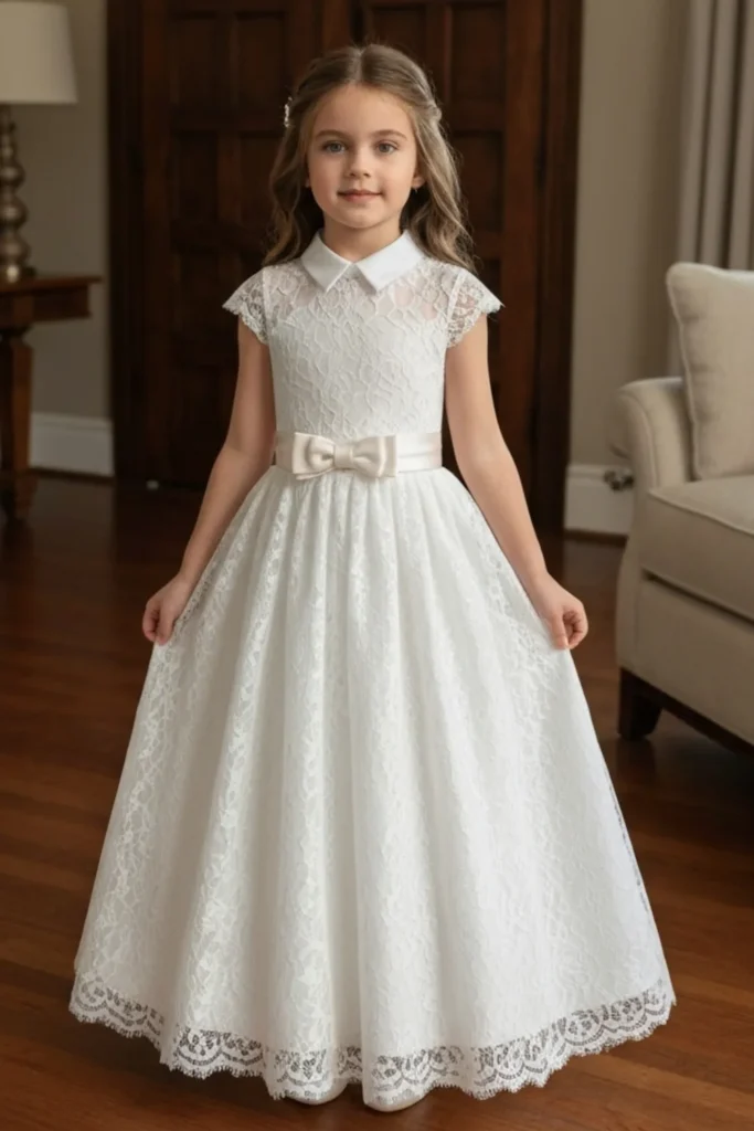 Lace Dress For Kids