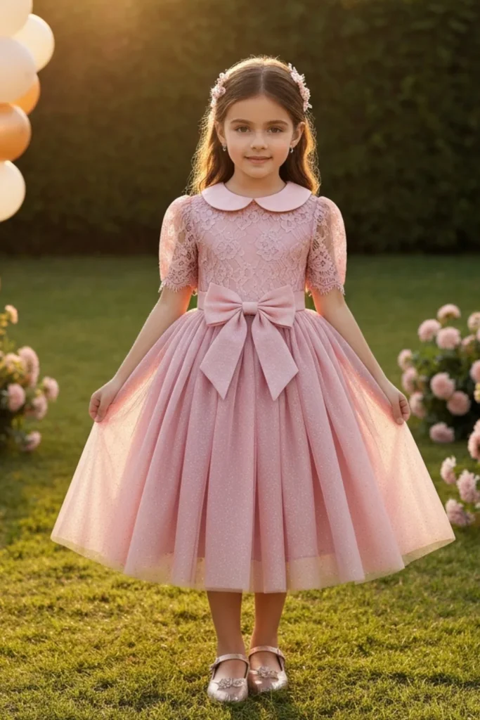 Lace Dress For Kids
