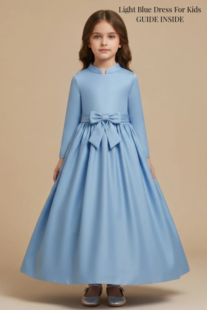 Light Blue Dress for Kids