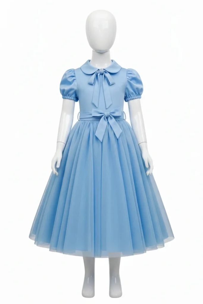 Light Blue Dress For Kids