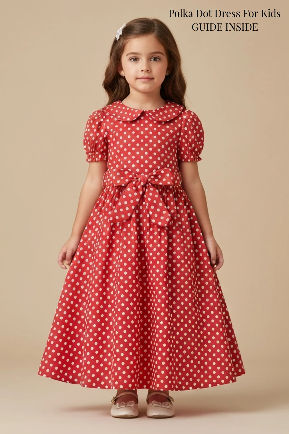 Polka Dot Dress For Kids