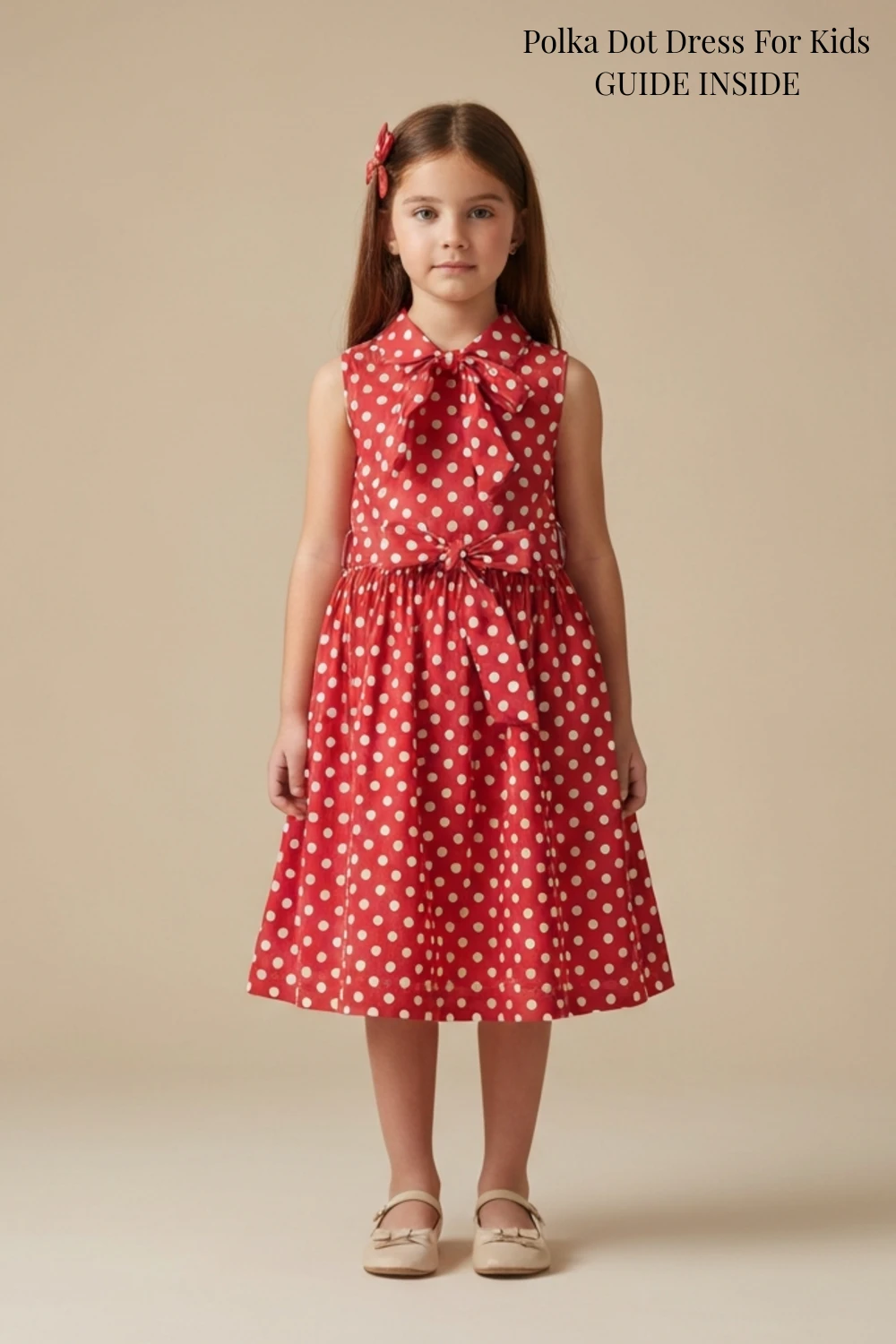 Polka Dot Dress For Kids