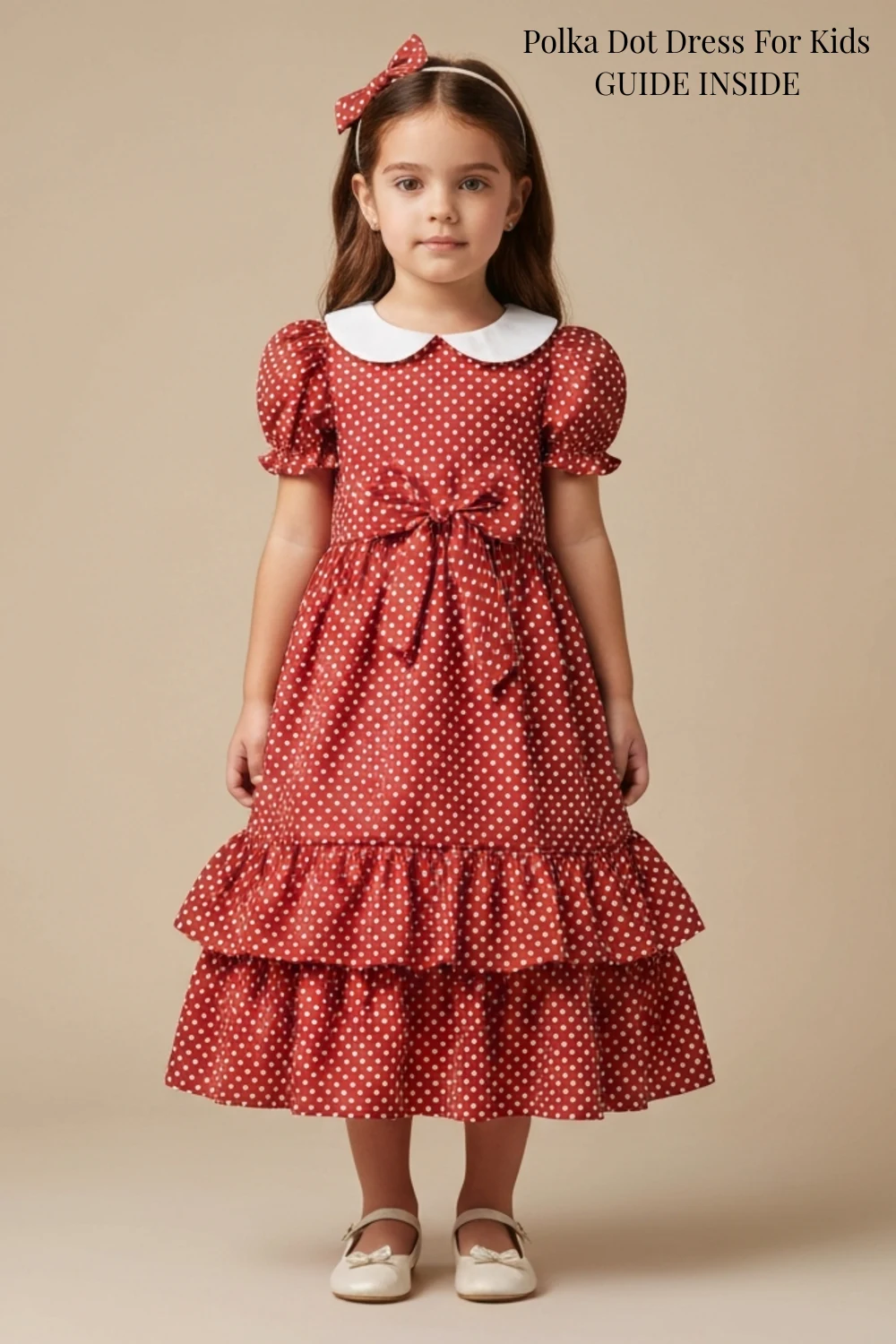 Polka Dot Dress For Kids
