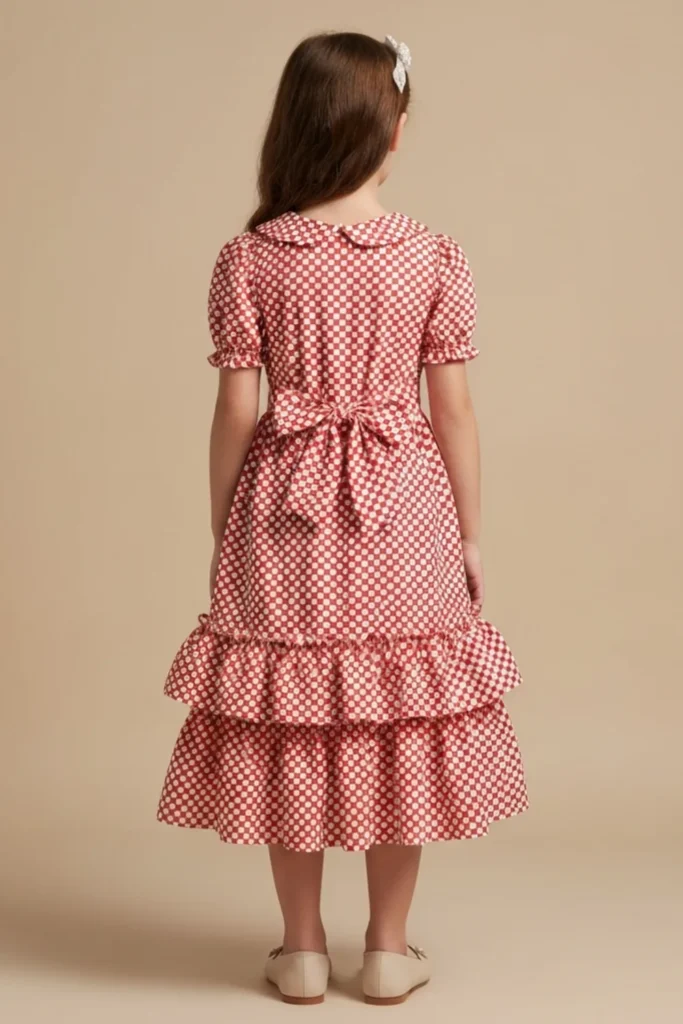 Polka Dot Dress For Kids