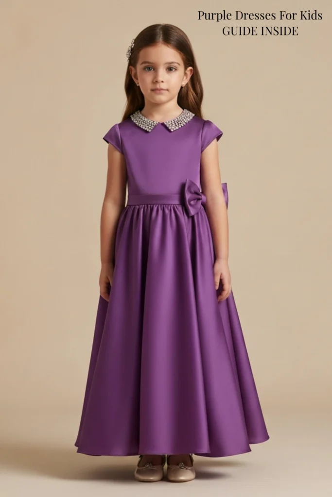 Purple Dresses for Kids
