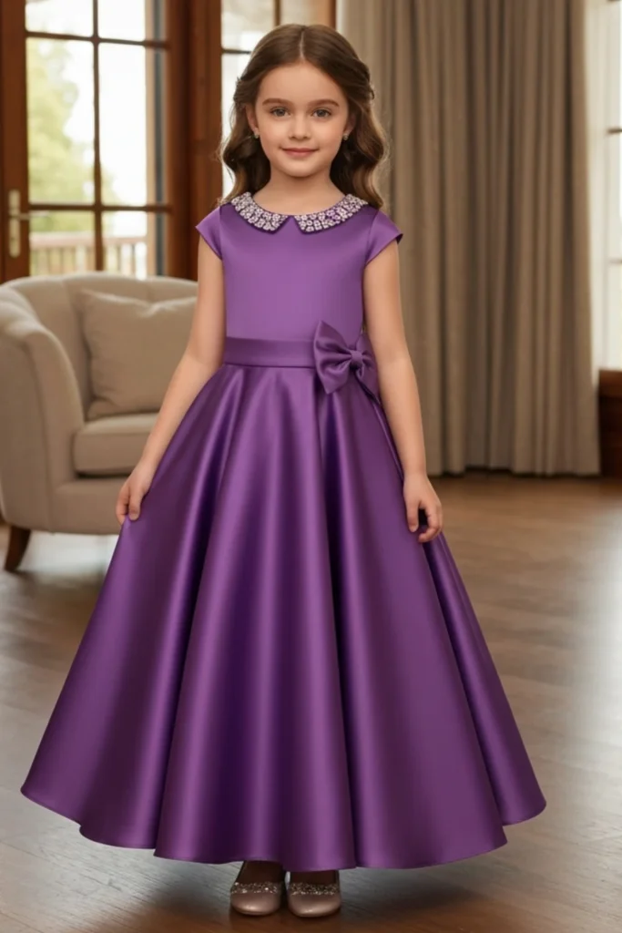 Purple Dresses for Kids