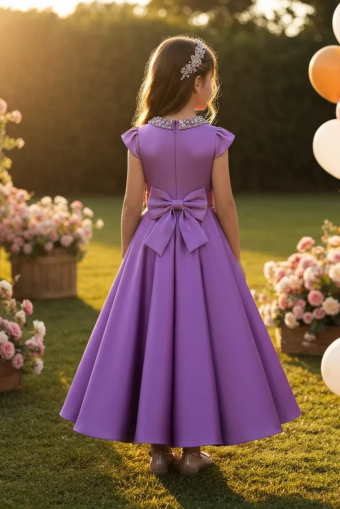 Purple Dresses for Kids