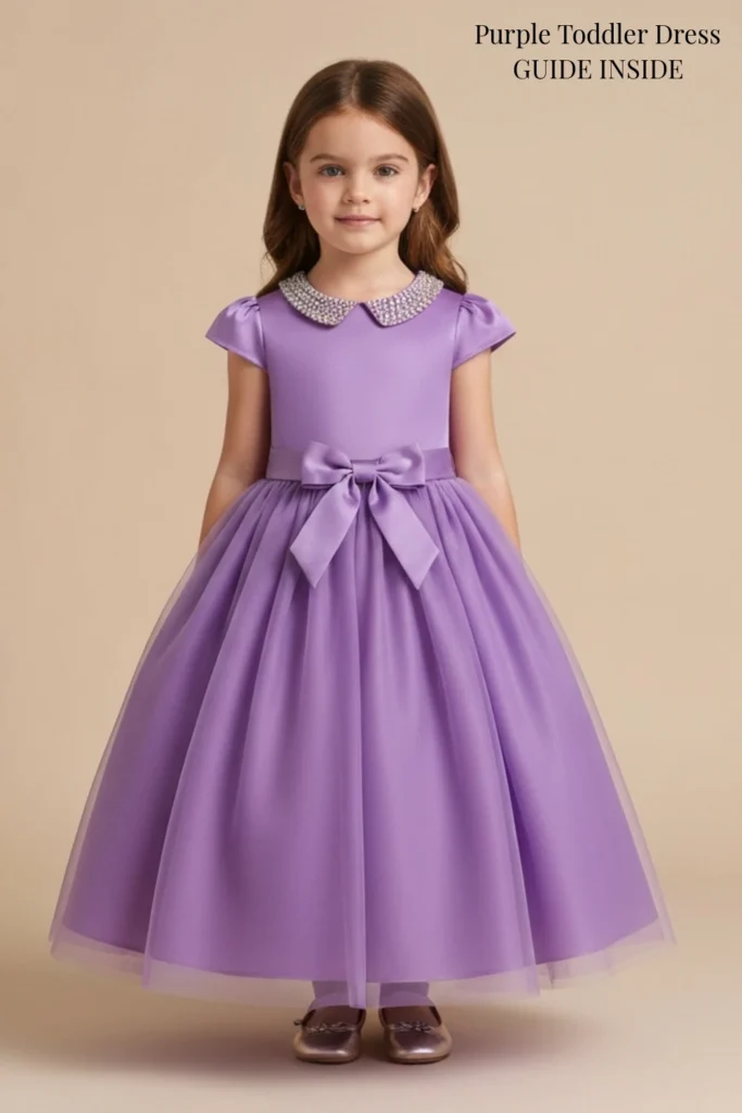 Purple Toddler Dress