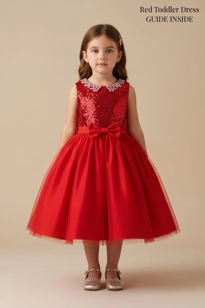 Red Toddler Dress