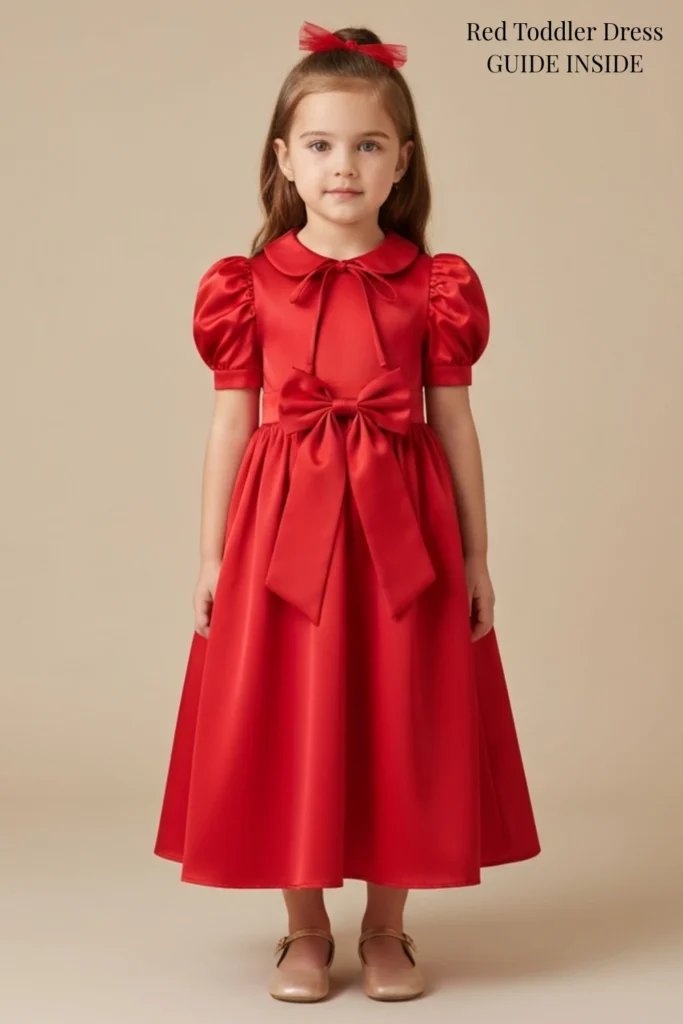 Red Toddler Dress
