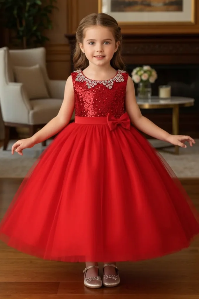 Red Toddler Dress